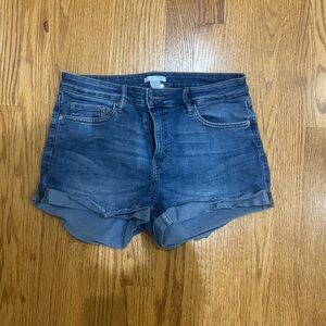 H&M Blue Jean Shorts Classic Denim Style